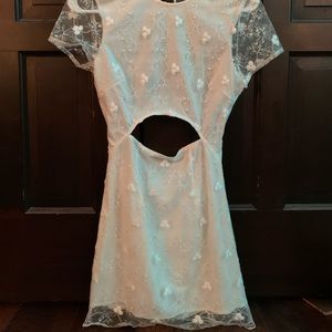 White Lucy in the Sky Dress